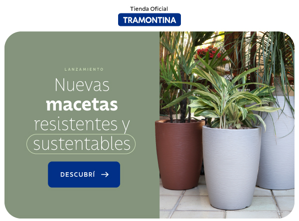 Nuevas macetas resistentes y sustentables